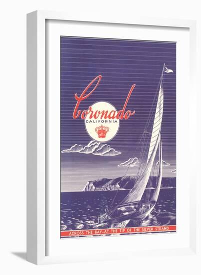 Coronado Poster, San Diego, California-null-Framed Art Print