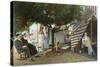 Coronado Tent City Life, San Diego, California-null-Stretched Canvas