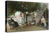 Coronado Tent City Life, San Diego, California-null-Stretched Canvas