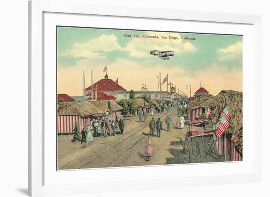 Coronado Tent City, San Diego, California-null-Framed Premium Giclee Print