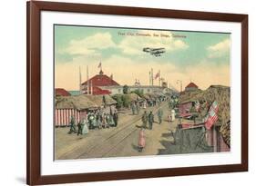 Coronado Tent City, San Diego, California-null-Framed Premium Giclee Print