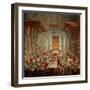 Coronation Banquet of Joseph II in Frankfurt, 1764-Martin van Meytens-Framed Giclee Print