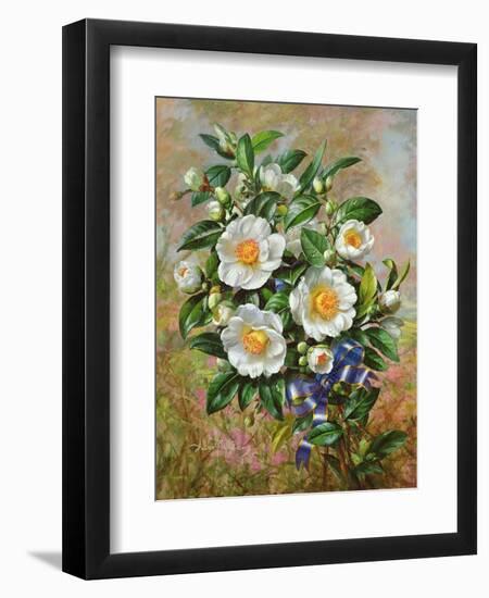 Coronation Camelia from the 'Golden Jubilee' Series, 2002-Albert Williams-Framed Giclee Print