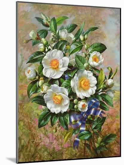 Coronation Camelia from the 'Golden Jubilee' Series, 2002-Albert Williams-Mounted Giclee Print