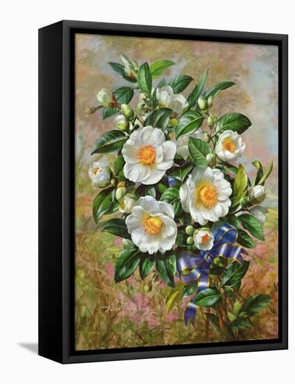 Coronation Camelia from the 'Golden Jubilee' Series, 2002-Albert Williams-Framed Stretched Canvas