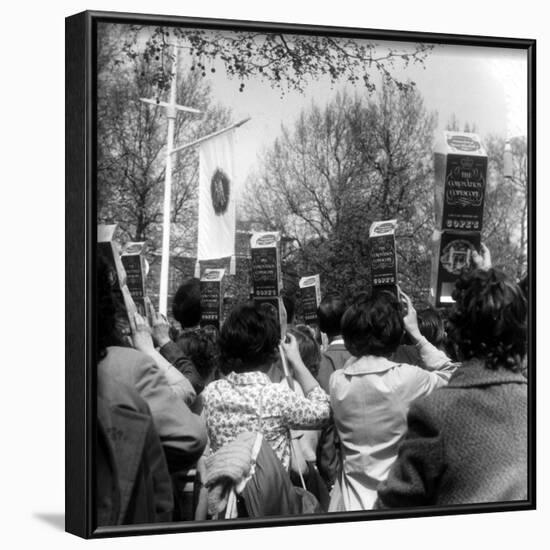 Coronation Copescope at Wedding of Princess Margaret-null-Framed Photographic Print