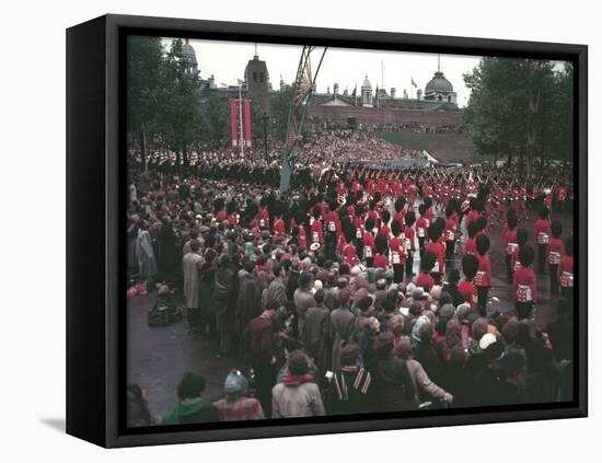 Coronation Day 1953-Charles Woof-Framed Stretched Canvas