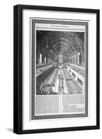 Coronation Dinner Held for George Iv, Westminster Hall, London, 1821-null-Framed Giclee Print