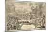 Coronation Entry of John III (1629-96) into Poland, 1675 (Engraving)-Romeyn De Hooghe-Mounted Giclee Print