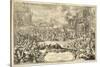 Coronation Entry of John III (1629-96) into Poland, 1675 (Engraving)-Romeyn De Hooghe-Stretched Canvas