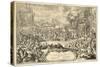 Coronation Entry of John III (1629-96) into Poland, 1675 (Engraving)-Romeyn De Hooghe-Stretched Canvas