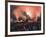 Coronation Fireworks in Moscow, 1856-Pharamond Blanchard-Framed Giclee Print