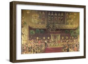Coronation Luncheon for King George V and Queen Mary in Guildhall, 29th June 1911, 1914-22-Solomon Joseph Solomon-Framed Giclee Print