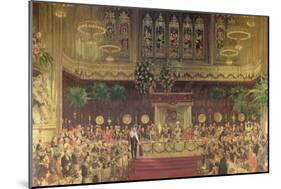 Coronation Luncheon for King George V and Queen Mary in Guildhall, 29th June 1911, 1914-22-Solomon Joseph Solomon-Mounted Giclee Print
