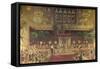 Coronation Luncheon for King George V and Queen Mary in Guildhall, 29th June 1911, 1914-22-Solomon Joseph Solomon-Framed Stretched Canvas