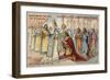 Coronation of Charlemagne as Emperor, 800-null-Framed Giclee Print