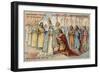 Coronation of Charlemagne as Emperor, 800-null-Framed Giclee Print