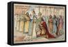 Coronation of Charlemagne as Emperor, 800-null-Framed Stretched Canvas