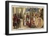 Coronation of Charlemagne as Emperor, Rome, 800-null-Framed Giclee Print