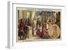 Coronation of Charlemagne as Emperor, Rome, 800-null-Framed Giclee Print