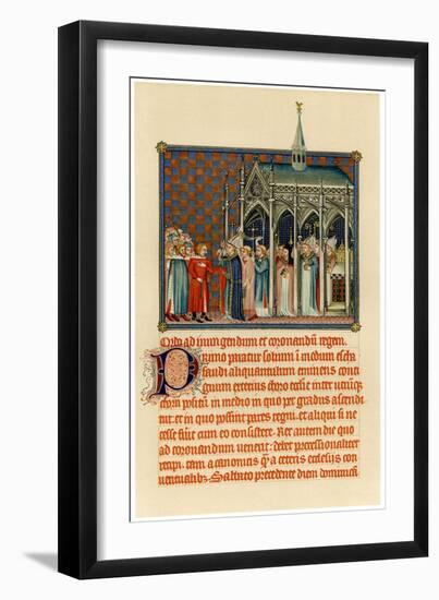 Coronation of Charles V, C1365-null-Framed Giclee Print