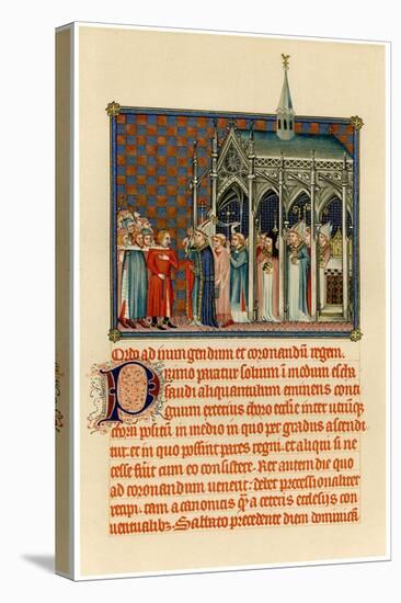 Coronation of Charles V, C1365-null-Stretched Canvas