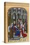 Coronation of Charles V, King of France, 14th Century-Franz Kellerhoven-Stretched Canvas