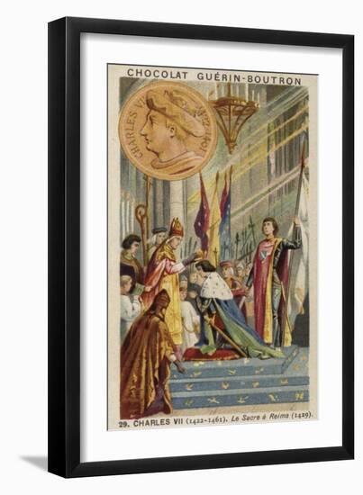 Coronation of Charles VII of France at Reims, 1429-null-Framed Giclee Print