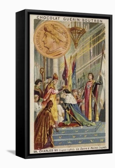 Coronation of Charles VII of France at Reims, 1429-null-Framed Stretched Canvas