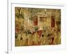 Coronation of Czar Nicolas II and Empress Alexandra Feodorowna, Church of the Assumption, Moscow.-Henri Gervex-Framed Giclee Print