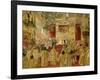 Coronation of Czar Nicolas II and Empress Alexandra Feodorowna, Church of the Assumption, Moscow.-Henri Gervex-Framed Giclee Print