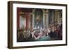 Coronation of Emperor Napoleon I and Coronation of the Empress Josephine in Notre-Dame De Paris, De-null-Framed Giclee Print