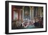 Coronation of Emperor Napoleon I and Coronation of the Empress Josephine in Notre-Dame De Paris, De-null-Framed Giclee Print