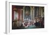 Coronation of Emperor Napoleon I and Coronation of the Empress Josephine in Notre-Dame De Paris, De-null-Framed Giclee Print