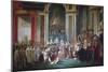 Coronation of Emperor Napoleon I and Coronation of the Empress Josephine in Notre-Dame De Paris, De-null-Mounted Giclee Print