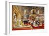 Coronation of Empreror Alexander III and Empress Maria Fyodorovna, 1883-1888-Georges Becker-Framed Giclee Print