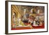 Coronation of Empreror Alexander III and Empress Maria Fyodorovna, 1883-1888-Georges Becker-Framed Giclee Print