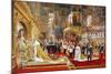 Coronation of Empreror Alexander III and Empress Maria Fyodorovna, 1883-1888-Georges Becker-Mounted Giclee Print