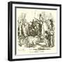 Coronation of Ethelred the Unready-John Leech-Framed Giclee Print