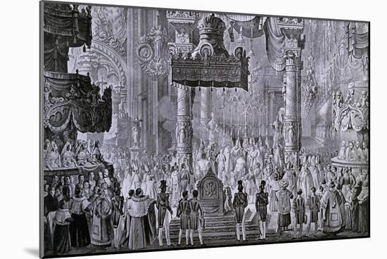 Coronation of Ferdinand I, 1835 in Milan-Alexandre Calame-Mounted Giclee Print