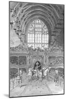 Coronation of George IV in Westminster Hall, 1897-null-Mounted Giclee Print