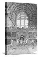 Coronation of George IV in Westminster Hall, 1897-null-Stretched Canvas