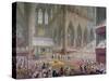 Coronation of George IV, Westminster Abbey, London, 1821-null-Stretched Canvas