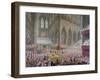 Coronation of George IV, Westminster Abbey, London, 1821-null-Framed Giclee Print