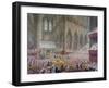 Coronation of George IV, Westminster Abbey, London, 1821-null-Framed Giclee Print