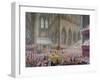 Coronation of George IV, Westminster Abbey, London, 1821-null-Framed Giclee Print