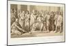 Coronation of Harold, King of the Anglo-Saxons, Engraved by W. Ridgeway-Daniel Maclise-Mounted Giclee Print