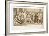 Coronation of Harold, King of the Anglo-Saxons, Engraved by W. Ridgeway-Daniel Maclise-Framed Giclee Print