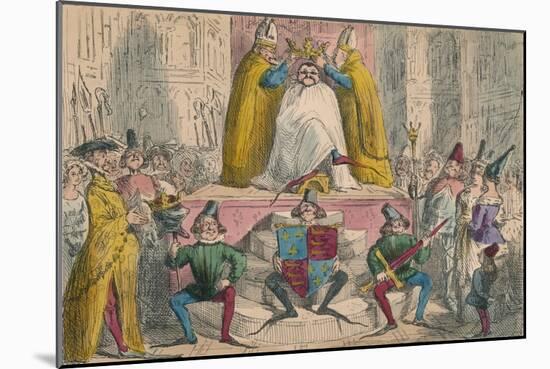 Coronation of Henry the Fourth (From the Best Authorities), 1850-John Leech-Mounted Giclee Print