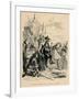 'Coronation of Henry VII on the Field of Battle',-John Leech-Framed Giclee Print